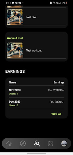 Just Go Pal - Gym and Trainer Screen 3