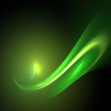 3D green light icon