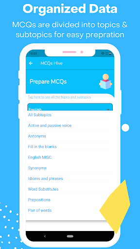 English Grammar MCQs Quiz Screen 2