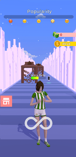 Android application Popularity Runner screenshort
