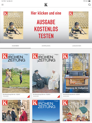 Kirchenzeitung Köln online Screen 2