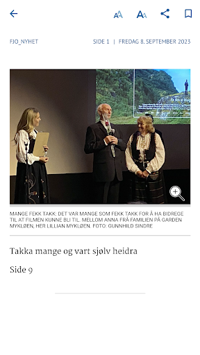Fjordingen eAvis Screen 2