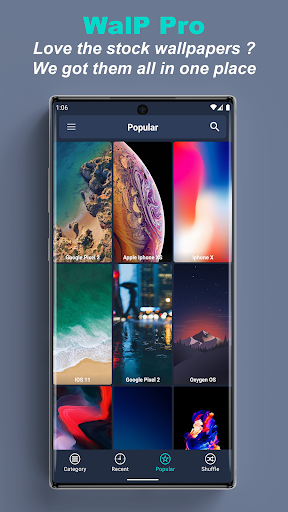 WalP Pro - Stock HD Wallpapers - Personalization - apps