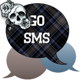 GO SMS - Rose Skulls 5 icon
