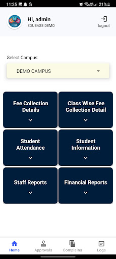 EDUBase Owners App Screen 3