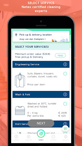 dobbi - laundry & drycleaning Screen 3