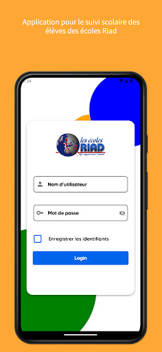 Android application RiadConnect screenshort