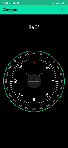 Android application Prime Compass screenshort