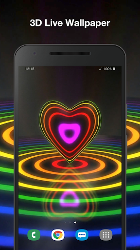 Android application Magic Hearts Live Wallpaper screenshort