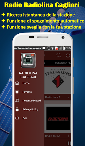 Radio Radiolina Cagliari: App Radio Fm Italiane screenshot 1