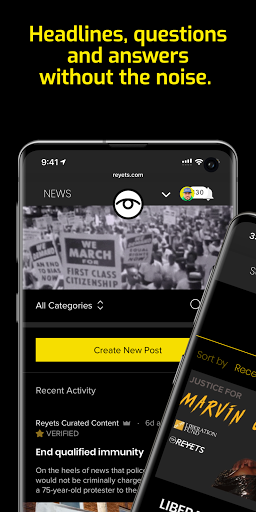 Reyets: Social Justice Network Screen 3