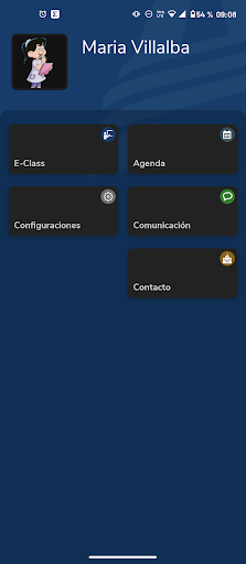 Vista previa de la aplicación