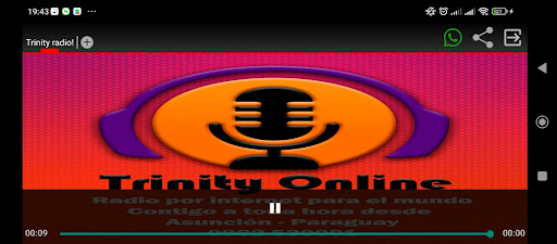 Android application Trinity Radio screenshort