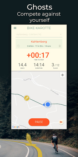 Android application Bike Karotte screenshort