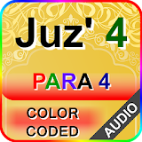 Color coded Para 4 - Juz' 4 icon