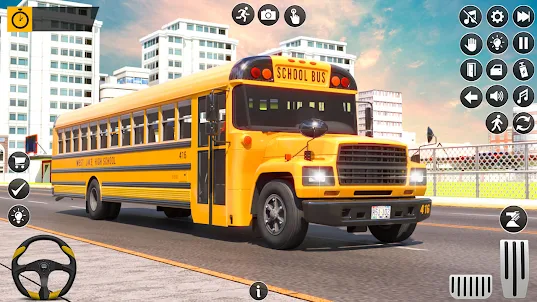 รถโรงเรียนจำลอง: รถบัสในเมือง
