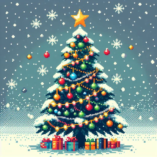 Christmas Pixel Art Coloring logo