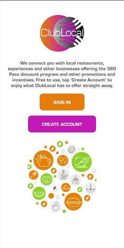 Android application ClubLocal screenshort