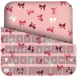 Pink Bow Keyboard Theme icon