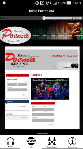 Rádio Poema AM Screen 3