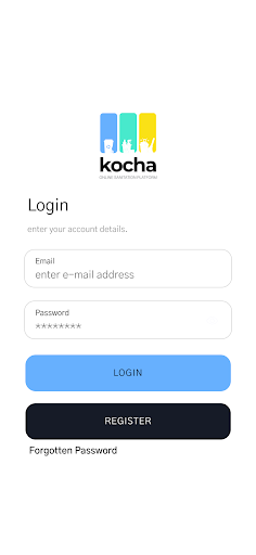 Android application Kocha screenshort