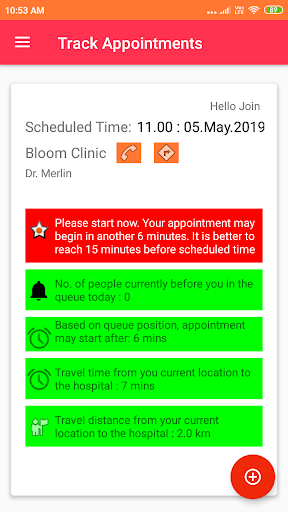 Android application Trackq Tracker for clients & p screenshort
