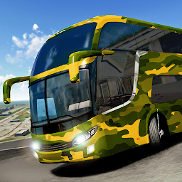 「公共汽车司机军队教练巴士模拟」圖示圖片