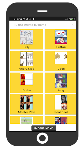 Android application Memezoid Meme Builder screenshort