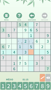 Sudoku. Quebra-cabeça lógico