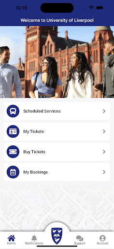 Android application Liverpool Uni Connections screenshort
