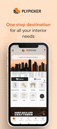 Android application PlyPicker Online Shopping App screenshort