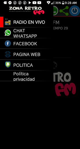 Zona Retro FM Screen 2