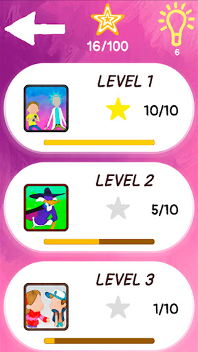 Android application Animania Quiz screenshort