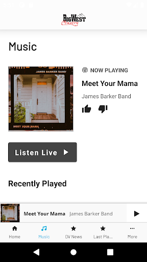 Big West Country 92.9FM Screen 2