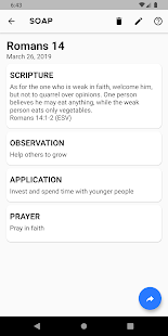 Daily SOAP - helping you read and study the Bible 1.15.0 APK screenshots 5