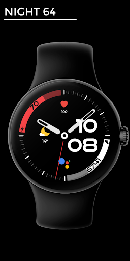 Night 64 - watch face screenshot 6