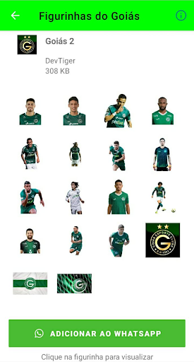 Figurinhas do Goiás Screen 2