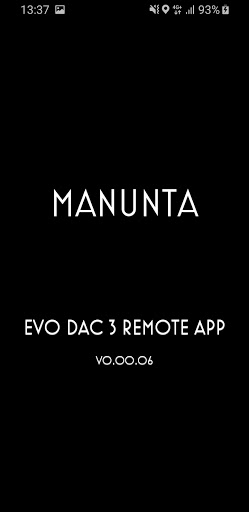 Android application Evo Dac 3 Remote App screenshort