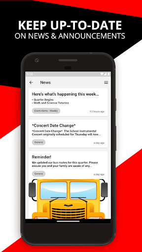 Android application Bella Vista High School screenshort