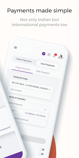 Bank Connect 2.0: Business Ban Screen 2