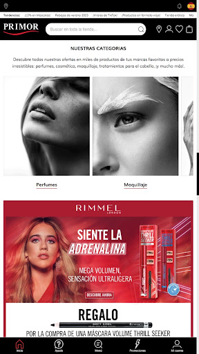 Perfumerías Primor Screen 3