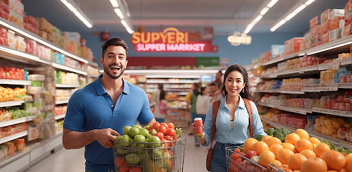 Supermarket Store Game 3D