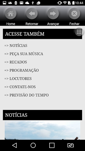 Rádio Vitória FM Petrolândia Screen 2