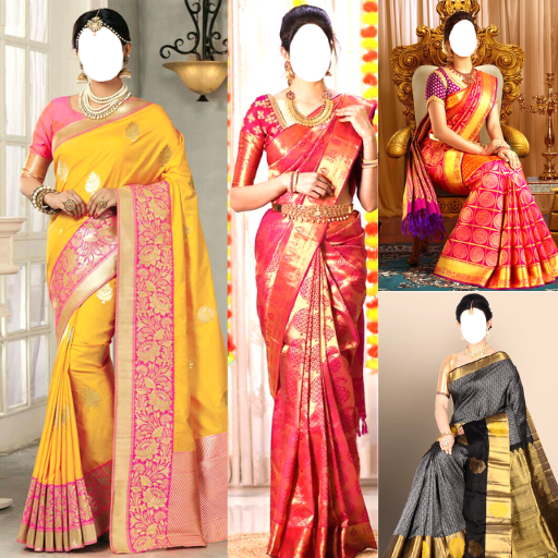 Women Pattu Saree Frames logo