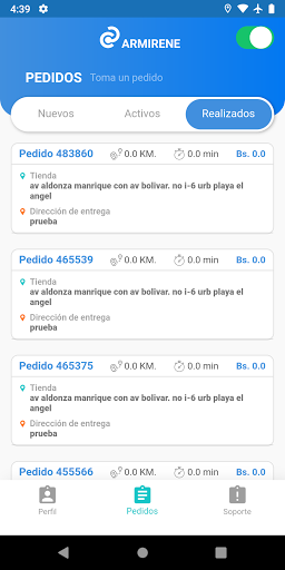 Armirene Mensajería Screen 3