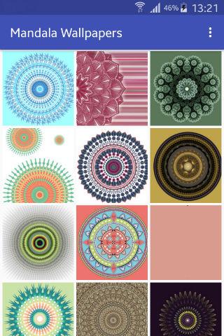 Android application Mandala Wallpapers screenshort