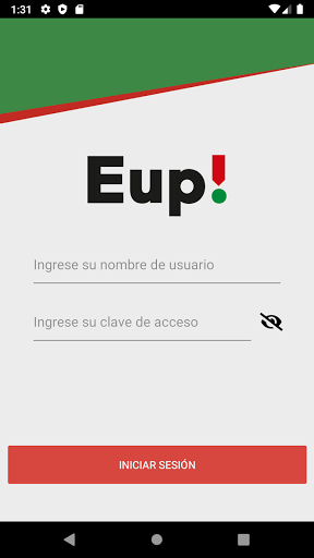 Android application App establecimientos Eup screenshort