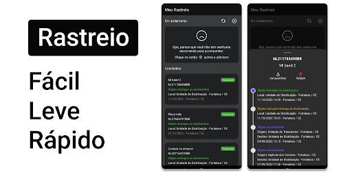 Android application Meu Rastreio screenshort