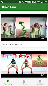 Screenshot 1 Green Alien Dance(Dame tu Cosi android