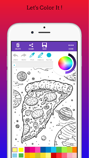 Junk Food Coloring Book